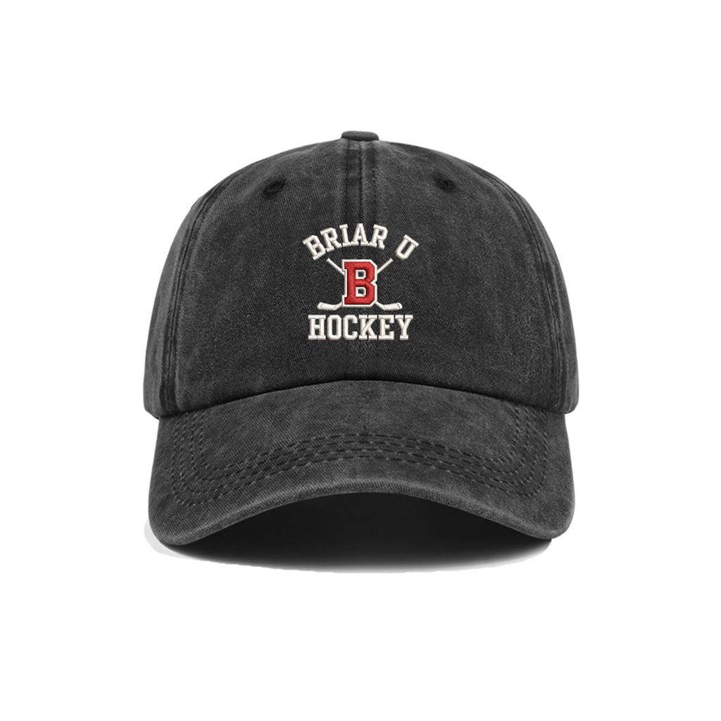 Briar U Hockey Adjustable Baseball Cap Classic Six-Panel Structured Design with Curved Visor and Embroidered Logo for Everyday Wear