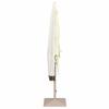 Housse de parasol beige 193 cm - polyester imperméable avec sangles et protection anti-éclaboussures