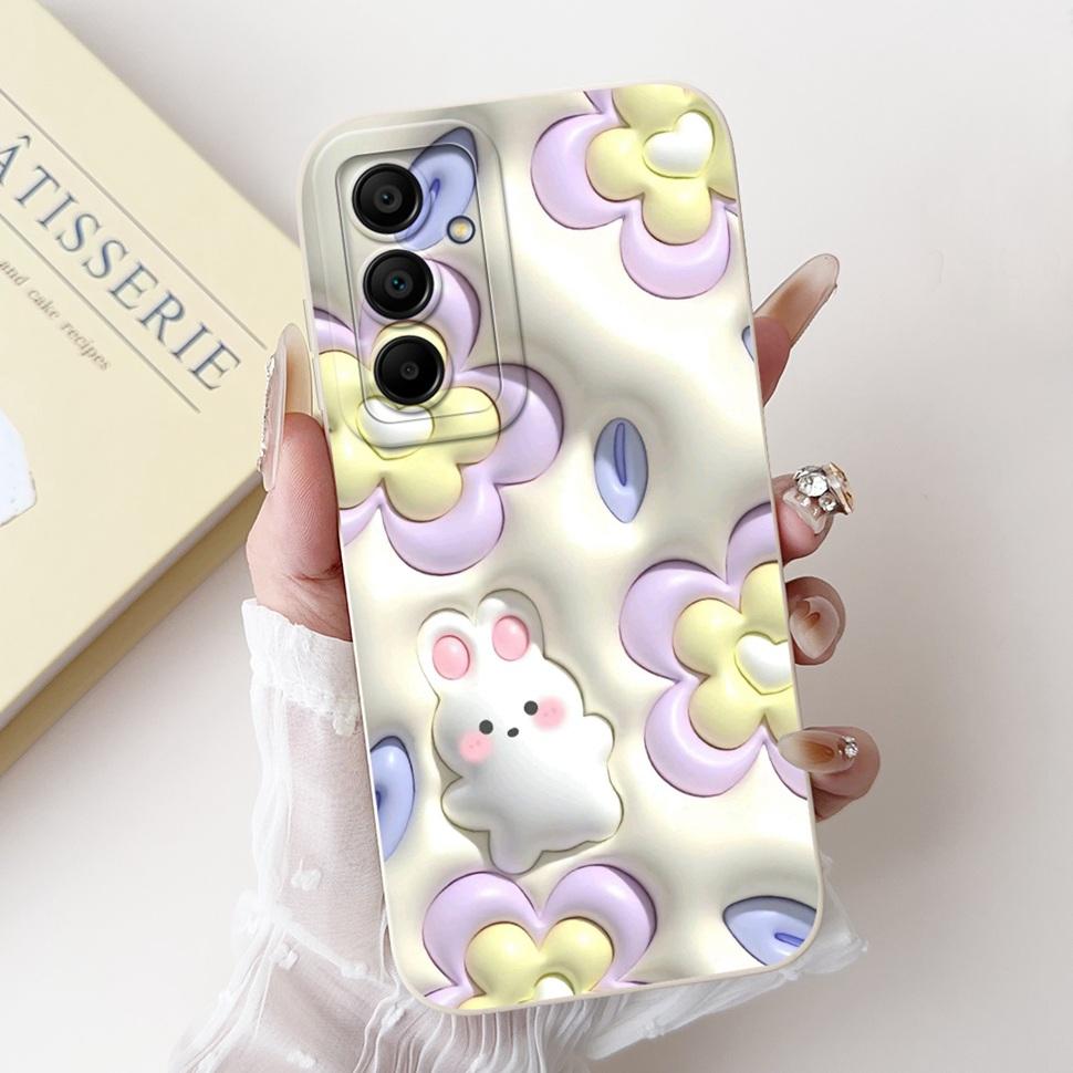 For Samsung A16 5G Case SM-A166B Cute Panda Bear Cartoon Back Cover Phone Cases For Samsung Galaxy A16 A15 5G Soft Fundas