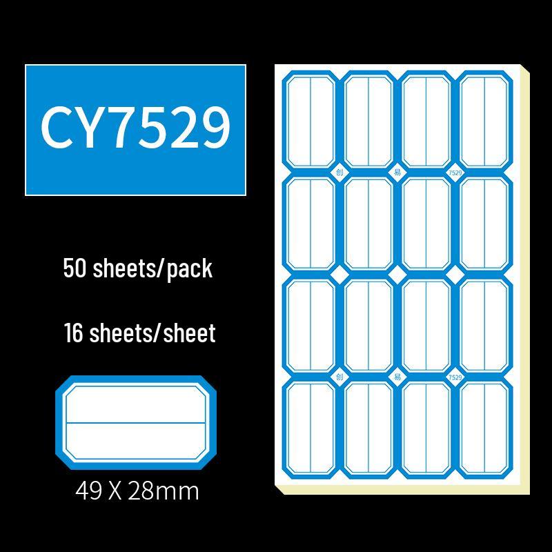 Handwritten Self-Adhesive Label Stickers for Office and Memo Marking