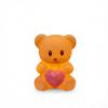 Charming Heart Bear Night Light - Cute Cartoon Festival Gift for Kids' Birthdays and Creative Atmosphere Decoration.