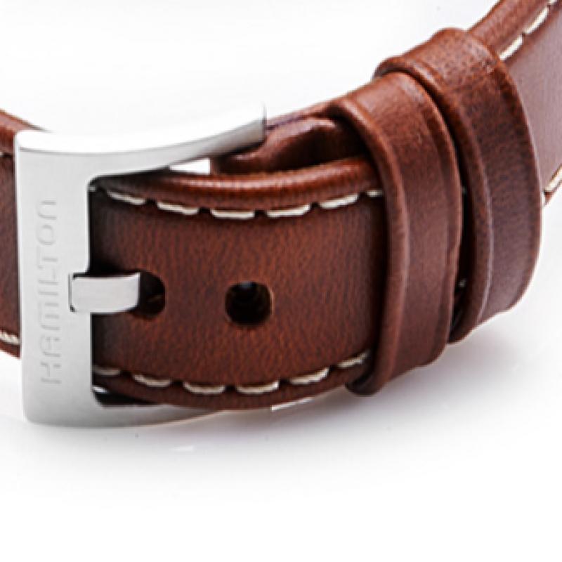 Hamilton H70555533 Khaki Field Męski skórzany zegarek
