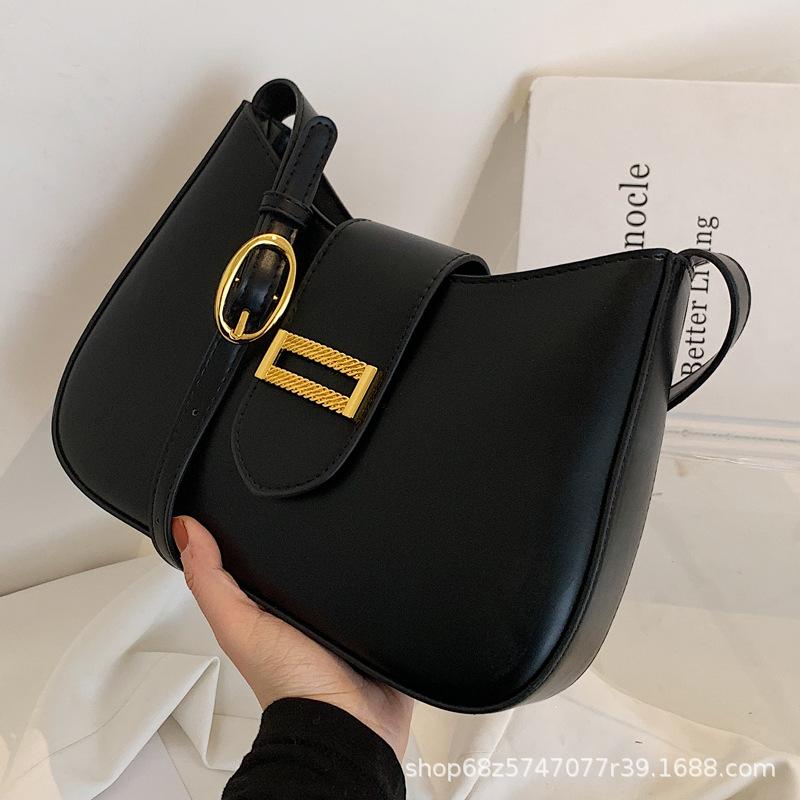 Bag Women's 2025 New Niche Design High-end Texture Fashion Winter Baguette Bag Large Capacity One-shoulder Underarm Bag