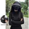 Women's Quick-Dry Long-Sleeve White Outdoor Yoga Jacket – Autumn/Winter, UV Protection