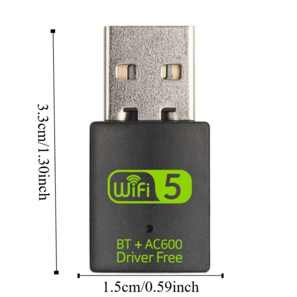 USB2.0 Bluetooth 5.0 2 In1 Dongle Bluetooth Wireless Network Card Wifi Network Adapter  Home Office