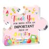 Creative Irregular Acrylic Puzzle Graphic Plaque Graduation Season Thank You Teacher Blessing Plaque Office Desk Decoration Gift