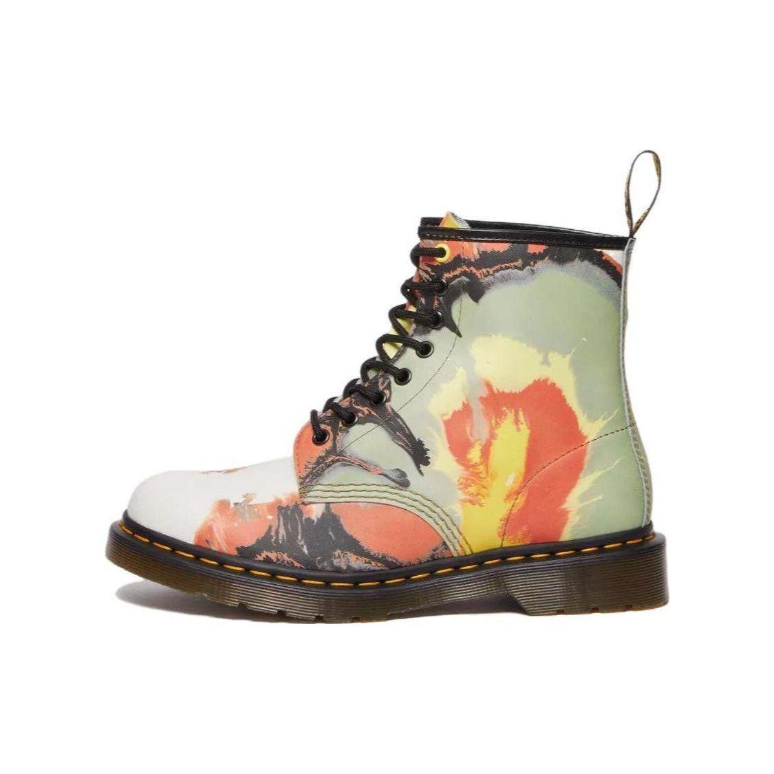 

Dr. Martens Tate Leather Comfortable Lace-Up Ankle Boots Unisex Ankle Boots Green 31730649 36