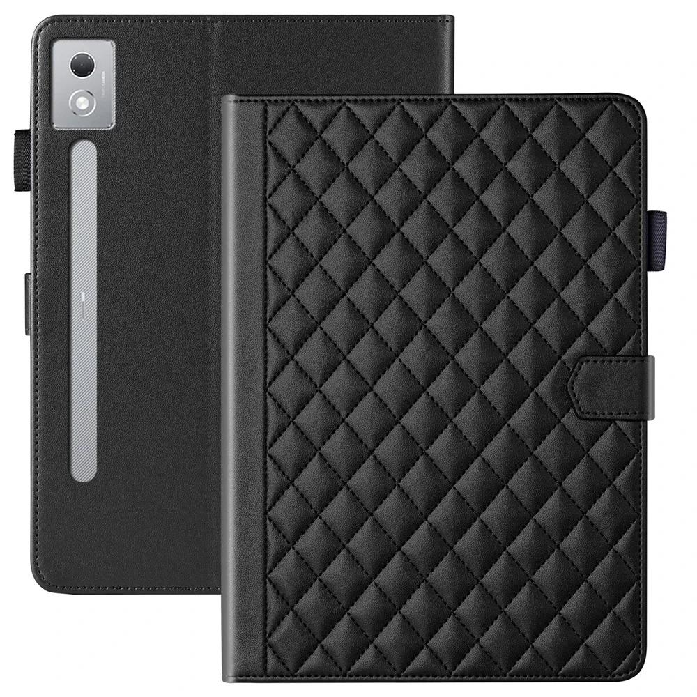 

Чехол для Xiaoxin Pad Pro 12.7 2025 TB375FC Модный кошелек из ПУ-кожи Чехол-планшет для Funda Lenovo Idea Tab Pro TB373FU Pad Pro 12.7 2023 чёрный