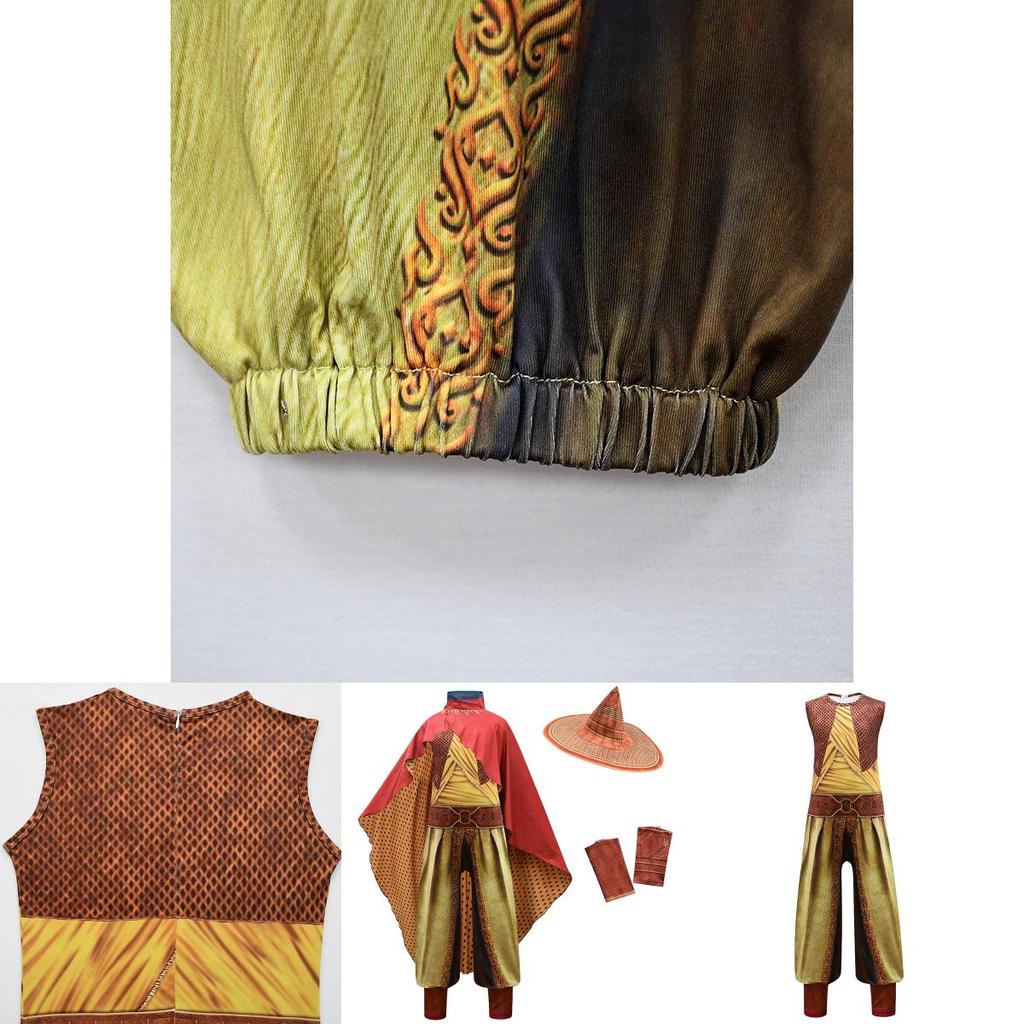 Uroczy Film Raya i Ostatni Smok Kostium Cosplay dla Dzieci Zestaw Fancy