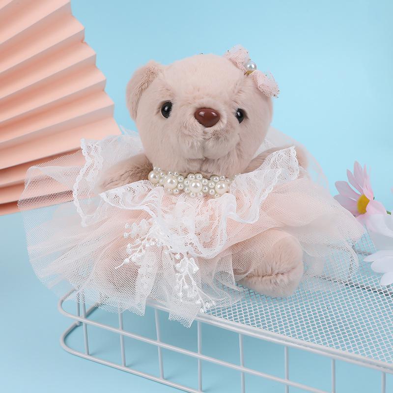 Plyschnalle Nyckelring Hänge - Söt Tecknad Mode Docka Prydnad