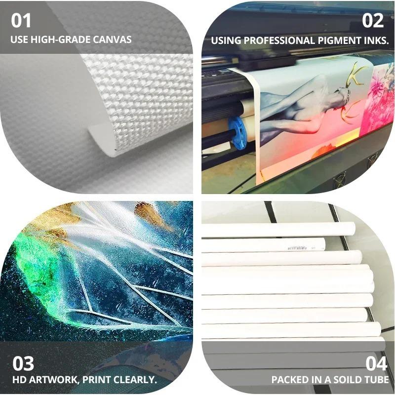 Japan Anime Sports Football Canvas Painting Blue lock Print Poster and Print Decoration Wall Art Kawaii For Living Room Decor