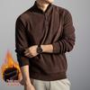 Men's Winter Double-Sided Fleece Half-Zip Long-Sleeve T-Shirt (2025 Collection)