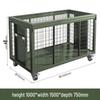 Easyreach Movable Storage Mesh Cage with Pallet & Wheels