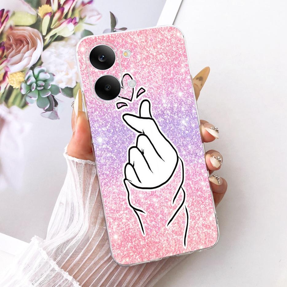 For Xiaomi Redmi Turbo 5 Max Case Cute Cat Flowers Painted Cover Soft Slim Phone Case For Xiaomi Redmi Turbo 5 Turbo5 Max Fundas