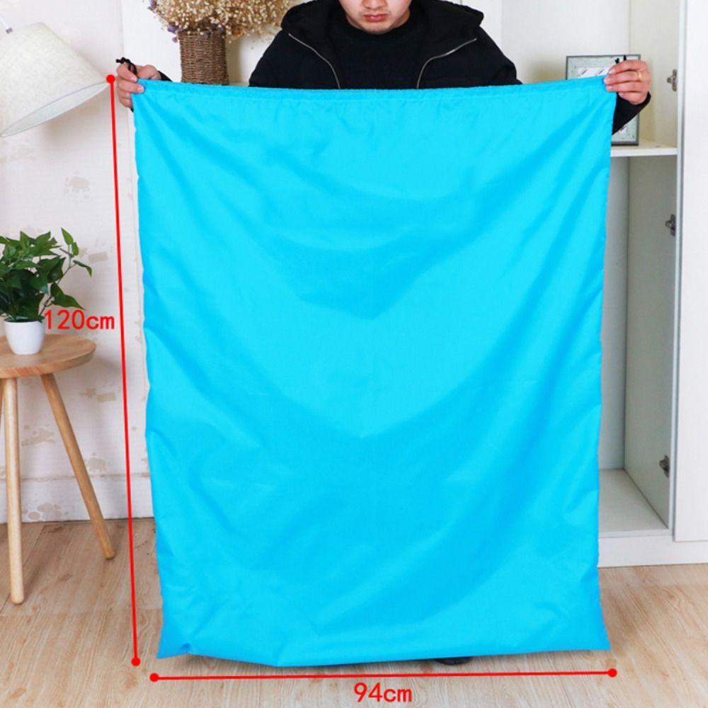 Portable Waterproof Drawstring Sack Oxford Cloth Super Large Dust Bag Reusable Large Capacity Clothes Storage Bag