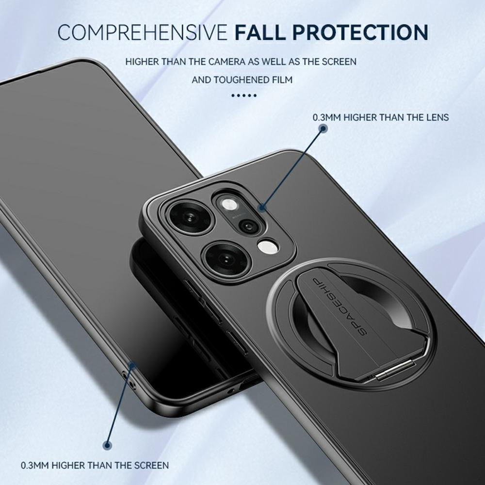 Pro Oppo Reno14 5G (Globální) Kryt kompatibilní s MagSafe Skrytý stojánek Matný PC TPU zadní kryt telefonu s povrchem na dotek