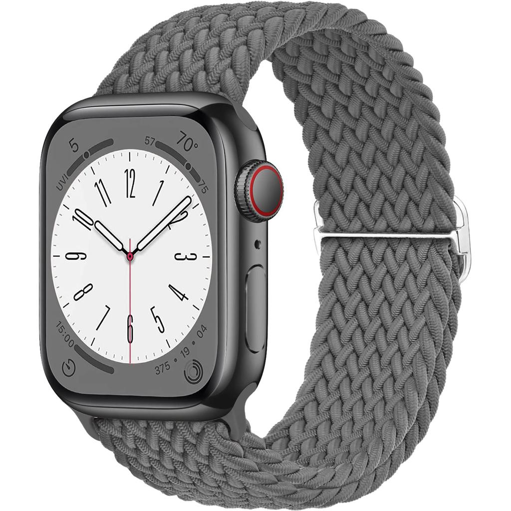 Braided Solo Loop Strap For Apple watch band 44mm 40mm 49mm 45mm 41mm Elastic Nylon bracelet iWatch series 8 3 se 6 7 Ultra 2 9