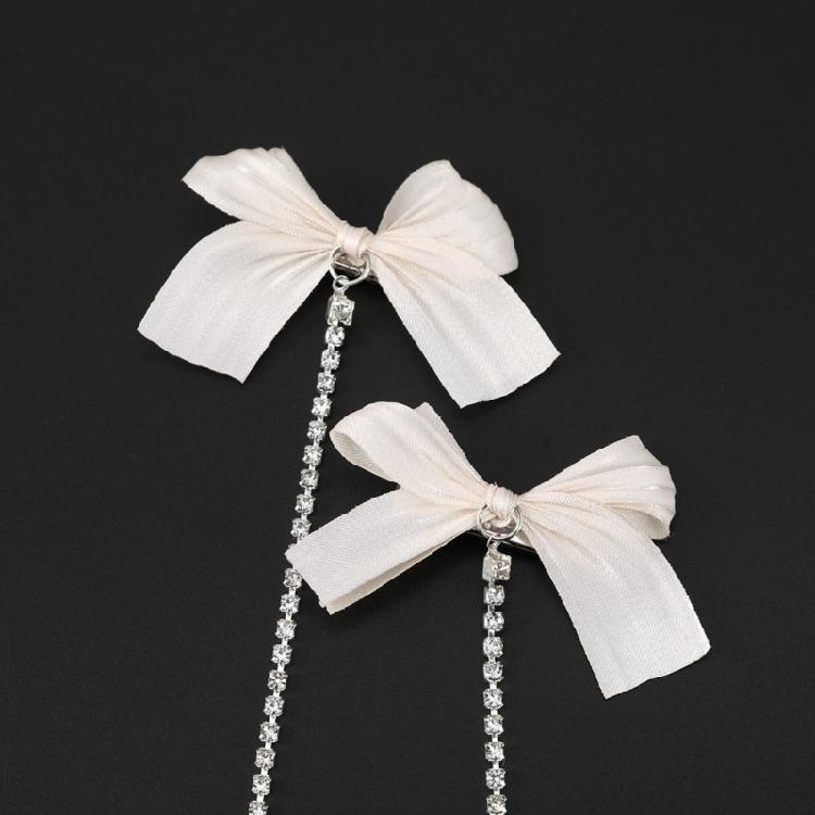 Hair Bow Clip Chain Hair Bows Cute Hair Bow Side Clip Bow Hair Clip for Girl