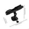 Fishing Rod Holder Adjustable with Swivel Base Universal Mounting Kit for Anglers,