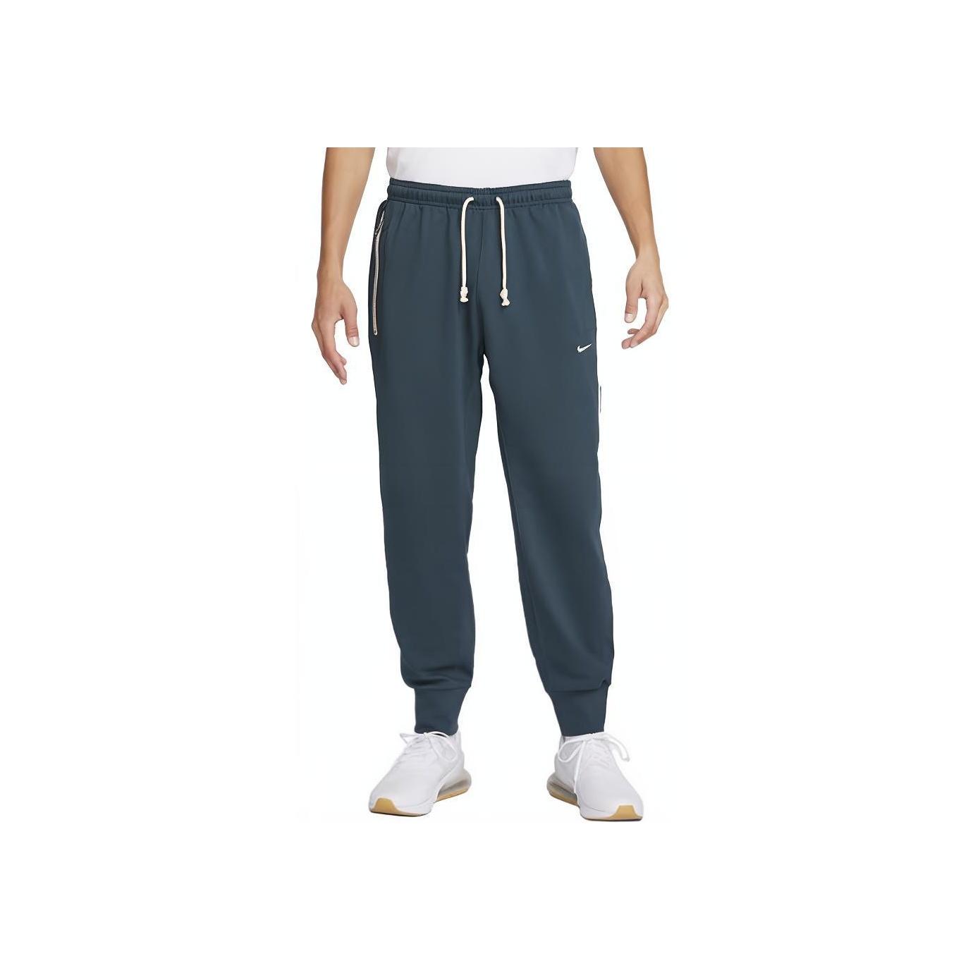 

Nike Dri-Fit Standard Issue Solid Logo Drawstring Knit Sports Pants Men Bottoms Deep-Jungle-Green FB6813-328 M