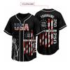 Custom Baseball for Men Women 4th of Patriotic Sports Top Short Sleeve