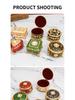 European Retro Enamel Jewelry Box: Exquisite Metal Storage for Necklaces and Princess Jewelry