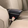 High Quality Universal Car Central Container Armrest Box + Texture Arm Pad PU Leather Auto Car-styling Central Store Content Box Accessories