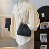 Women's Shoulder Bag New Chain Bucket Bag Underarm Bag Small Fragrance Bag Fashion and Casual Versatile Wrinkle Crossbody