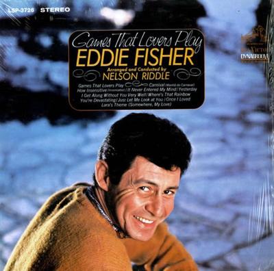 LP Record EDDIE FISHER - Games That Lovers Play LSP3726 RCA Victor 1966 UK Pop Used