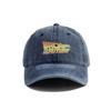 2025 Back To The Future Baseball Cap Summer Distressed Dad Hats Unisex Outdoor Adjustable Cotton Caps Outdoor Sun Protection