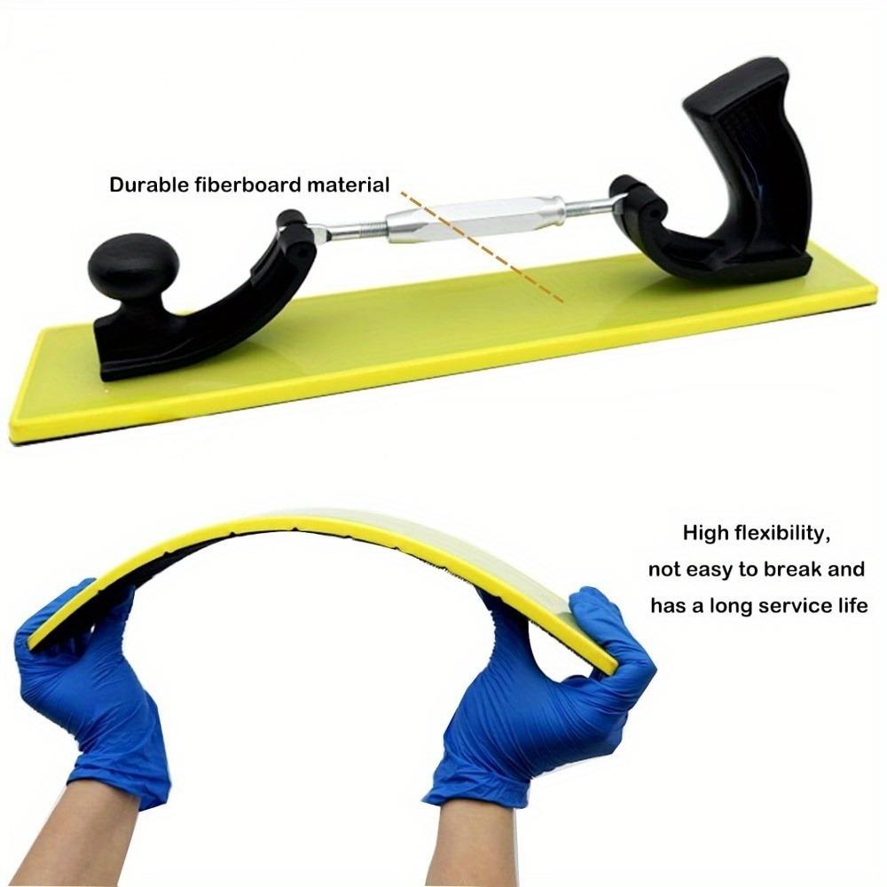 Hand Grinding Board Grinding Board Car Sandpaper Putty Gray Hand Plane Rectangular Dust Polishing Board Curved Hand Grinding Board