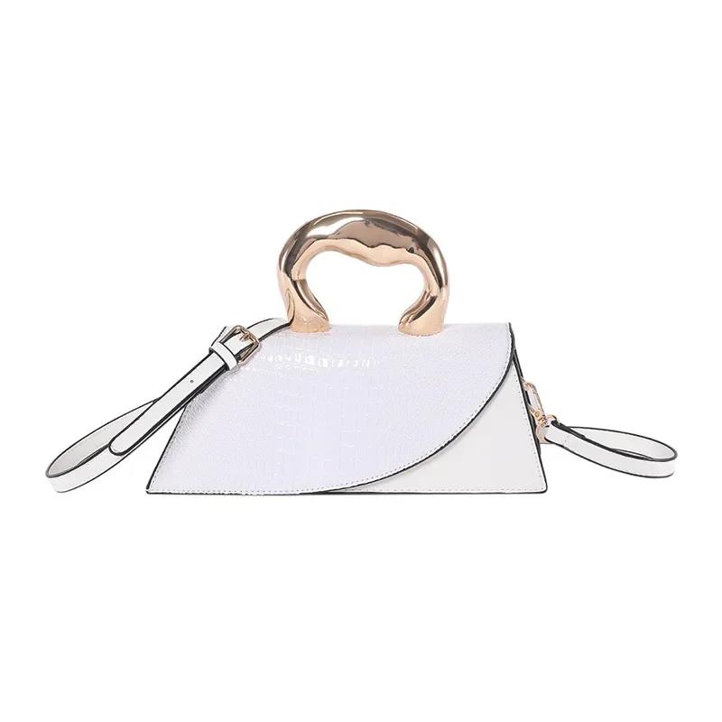 Solid Alligator PU Shoulder and Crossbody Bags Personality Designer Style High Quality Hand Bags for Women 2024 Fashion Hot Sale