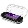 Průhledný pevný obal pro PSP - Plný kryt s průhlednou fólií na displej a držákem, odolný proti nárazům/poškrábání (pro sérii PSP 2000/3000