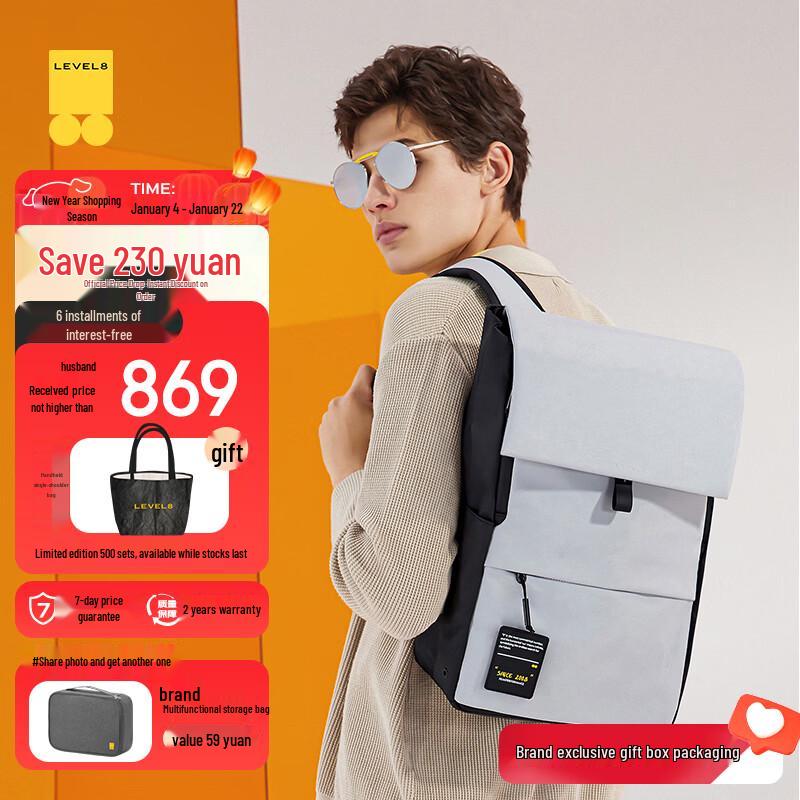 LEVEL8 MOMENT 15.6-inch Laptop Backpack