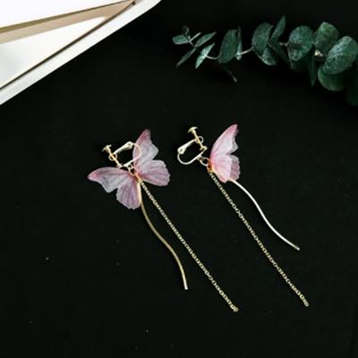 Long Earrings, Earrings Chain, Daily Lovely, Two-Chain, Unbalanced