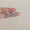 Elegant Zircon Butterfly Stud Earrings: Luxurious, Versatile, and Graceful Jewelry with a Sophisticated Design.