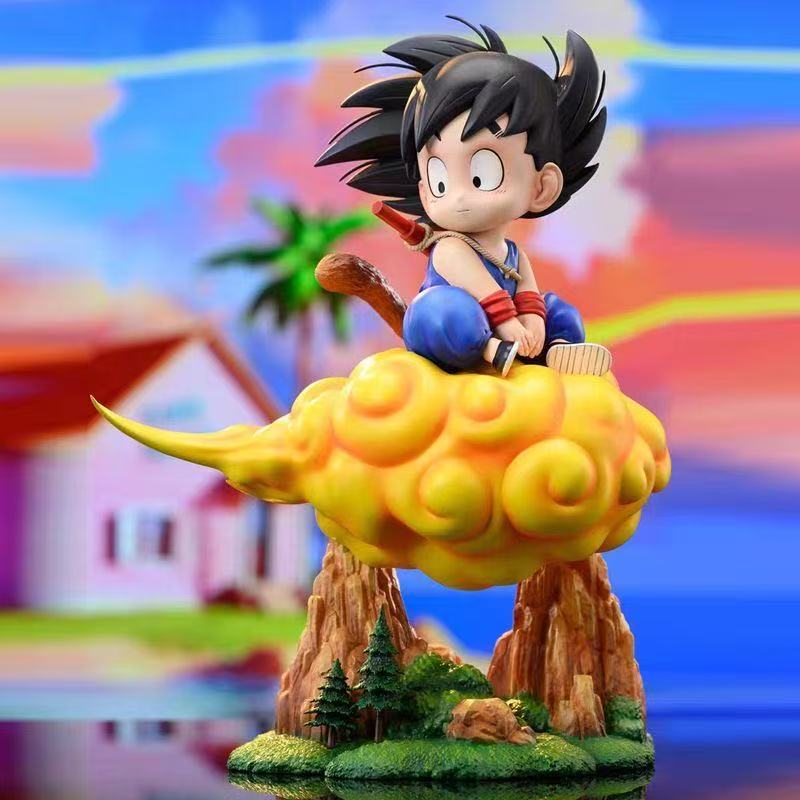 21cm/8.27inch Dragon Ball Kintoun Goku Figure Kid Goku Pvc Action Figures Collection Model Toys Gifts