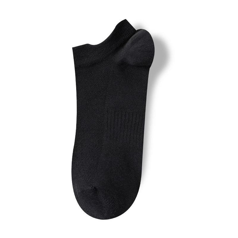 

Men s Summer Business Solid Color Leisure Breathable Deodorant Sweat Absorbing Cool Socks 1 pair чорний