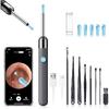 Ear Wax Removal - Earwax Remover Tool with 8 Pcs Ear Set - Ear Canal Cleaner with 1080P Camera - FSA HSA Eligible - Ear Cleaning Kit with 6 Ear Spoon