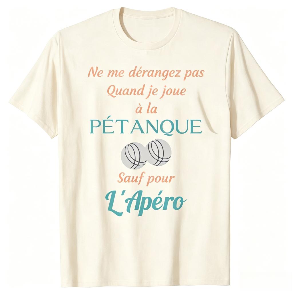 Funny PTanque Bowler Boules Petanque Sport T Shirts Cotton Birthday Gifts Unisexs Clothing Fashion Casual Loose Oversized T Shirt
