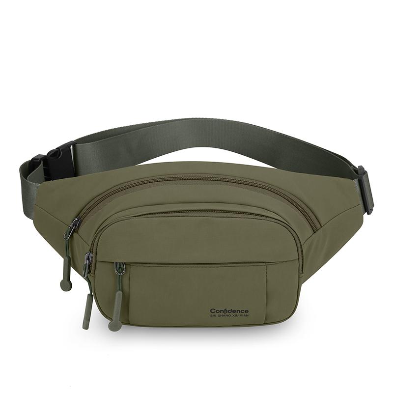 Unisex Adjustable Waist Pack – Spacious Multi-Pocket Bag for Commuter Outdoor Sports & Weekend Trips