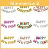 Extra Large Merry Christmas Balloons And Happy New Year Banner For Home Decoration