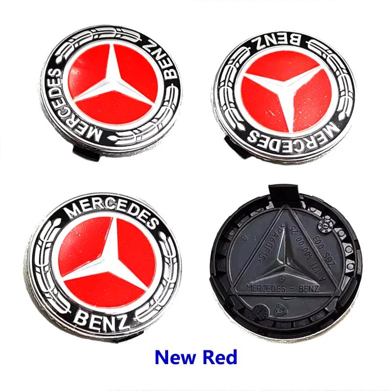 4pcs 75mm Car Wheel Center Caps Hub Caps Rims Cover For AMG A B C S Class E GLA CLA GLB GLE GLK GLS Mercedes Benz Accessories