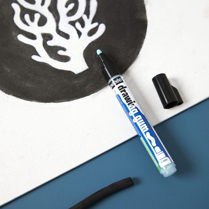 Marker do ścierania PEBEO - końcówka 0,7 mm - kryjący - zmazywalny - cienki