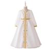 Children's Elegant Embroidered Muslim Princess Evening Dress Robe