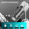 Mini COB LED Flashlight with Clip Magnetic Tail USB Rechargeable Portable Emergency Pocket Torch for Camping Car Repair Outdoor