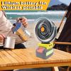 Electric Fan USB Mobile Phone Charger Portable Power Bank Fast Charge for DeWalt 20V 60V Li-ion Battery DCB183 DCB203 DCB206