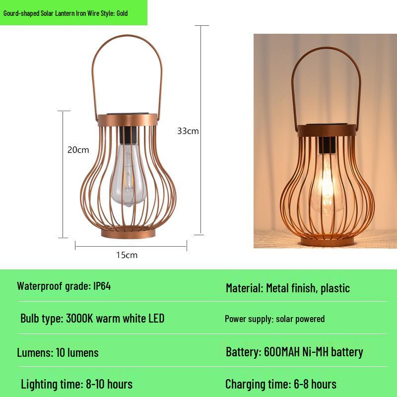 Нержавеющий уличный солнечный светильник для двора: Водонепроницаемый декор для газона и сада в античном стиле