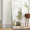 Full Length Floor Mirror 71'' x 31'' Free Standing Wall Mounted with Stand