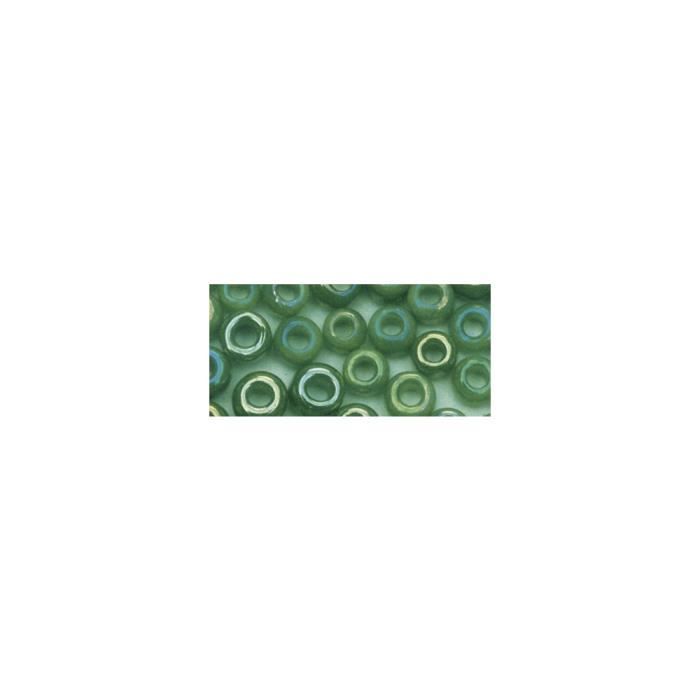 Rocailles - RAYHER - 2 Mm - Opaque Luster - Green - Box 17g